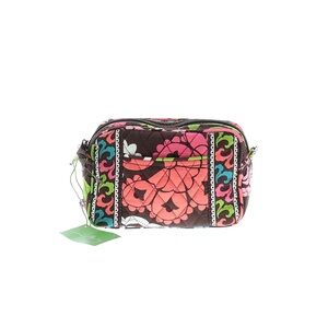 Vera Bradley Floral Mini Bag - Pink and Black